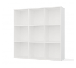 Knihovna Manja 3x3 bílá