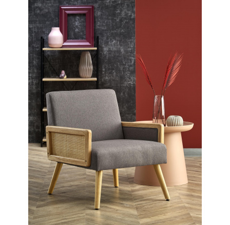 Křeslo CORFU, šedé