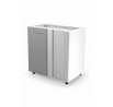Kuchyňská dolní skříňka VENTO DN-100/82, světle šedá/bílá