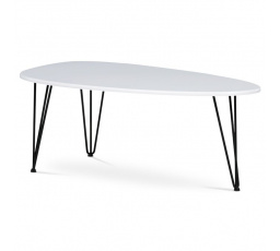 Konferenční stolek 120x67cm, mdf, bílá, AF-3014 WT