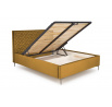Postel MODULO W2 160 - Čelo postele, Hořčicový Monolith 48