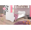 Dětská postel GONZALO s matrací, 140x70 cm, Bílá