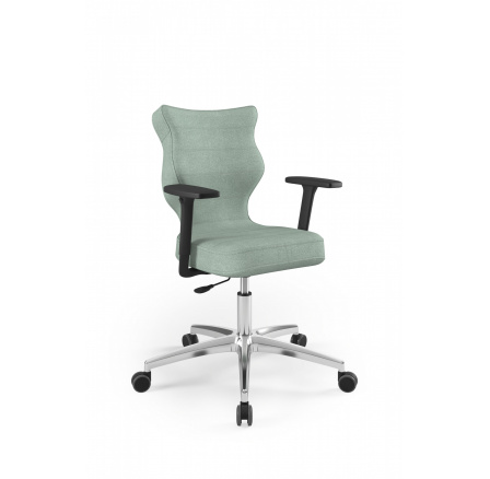 Křeslo kancelářské otočné  PERTO PLUS , Leštěný hliník Deco 20 velikost 6