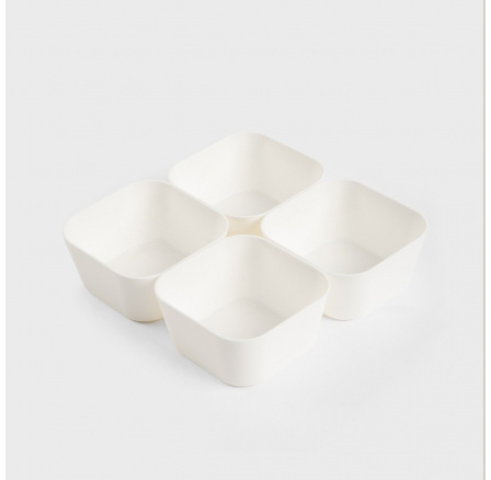Sada plastových krabic LURDES 4 ks. 8,8x8,8x4,5cm 736346