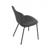 Jídelní židle, šedá, látka, CT-S8010 GREY2