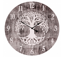 Hodiny nástěnné - pr. 58 cm, MDF, strom života