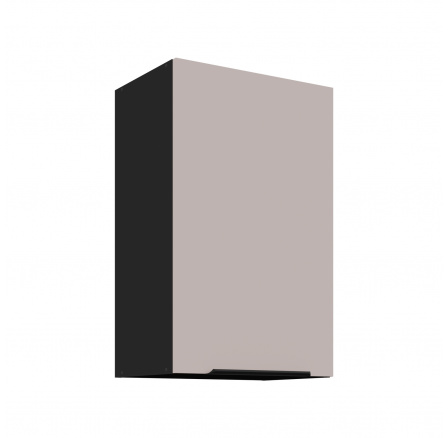 Horní skřínka ARONA - 45 G-72 1F, Černá mat/Kašmír