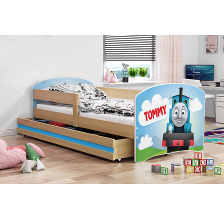 Postel Hubert 80x160 borovice/Tommy