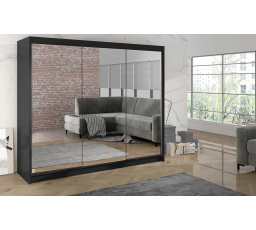 Skříň Debora III 200 - černá