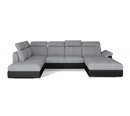 Sedací souprava ve tvaru U EVANELL, Sawana 21/soft 11 Pravá