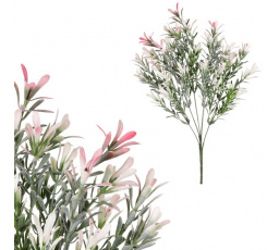 Buxus - umělý trs, zeleno-růžový, svazek 6 ks, cena za 1 ks