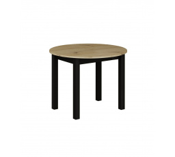 Rozkládací stůl dub artisan/černý 100140x100 ST3-FXJG