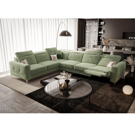 Rohová sedací souprava s funkcí , relax MALIBU MAX 320x250 - levá, olivová Rohová sedací souprava s funkcí , relax MALIBU MAX 320x250 - levá, olivová