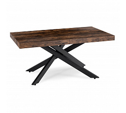 Stůl HAMPTON Rozkládací 160-240 cm Dub Rustikální/Černý