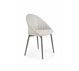 Jídelní židle K357, světlá šedá