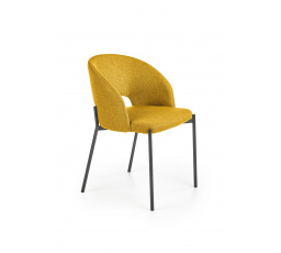 Jídelní židle K373, Hořčicová/Černá