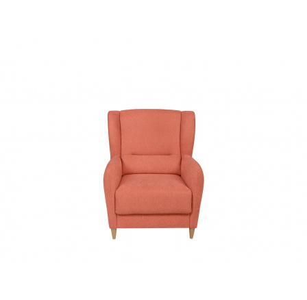PASOS ES - křeslo, Primo 52 coral, dřevo TX002 (BRW COMFORT) (FL10-K1230) PASOS ES - křeslo, Primo 52 coral, dřevo TX002 (BRW COMFORT) (FL10-K1230)
