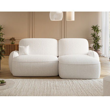 Tesalia corner sofa with sleeping function and storage compartment, light brown velvet, left-hand side Royal 01 197x115 Right 1 Tesalia corner sofa with sleeping function and storage compartment, light brown velvet, left-hand side Royal 01 197x115 Right 1