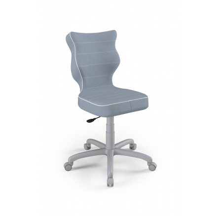 Židle kancelářská Petit, šedá Jasmine 06 velikost 6