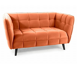 Pohovka CASTELLO 2 VELVET, Skořicový Bluvel 4215/Wenge