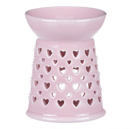 Aromalampa porcelánová, růžová barva