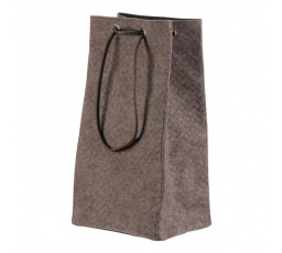 Koš prádelní - látkový, stahovací, šedá barva