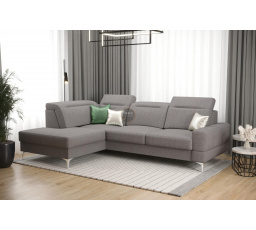 Rohová sedací souprava MALIBU MINI 180X250 - šedá , levá