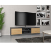 TV komoda MALVÍNA 140, Antracit/Dub artisan