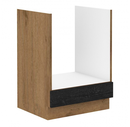 Kuchyňská skříňka Vega 60 D GAZ dub lancelot/dark wood