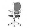 Kancelářská židle, houpací mechanismus, šedá síťovina, KA-C807 GREY