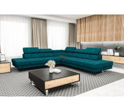 Rohová sedací souprava EMPORIO MAX 300 x 300 - tyrkysová