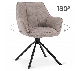 Otočná židle PEONY 2 Cappuccino