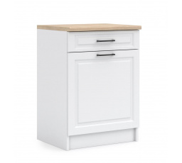 Kuchyňská dolní skříňka IRMA D40 1D1SZ, Bílá