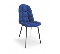 Jídelní židle K417, tmavě modrá Velvet