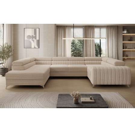 Rohová sedací souprava ve tvaru U LOUIS, Jarell 18 levá