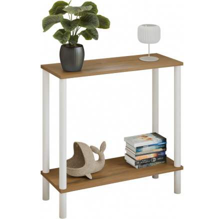 Konzole Claro 80x30 cm - různé barvy na výběr - Dub Lancelot, Bílý Mat