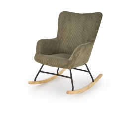 Houpací křeslo BELMIRO, Olivově zelené