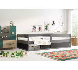 Dětská postel HUGO s matrací, Grafit