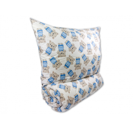 Bavlněné dětské povlečení 140x200, 70x90cm Medvídek