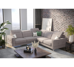 Rohová sedací souprava MALIBU MAX 250x250 - šedá , levá