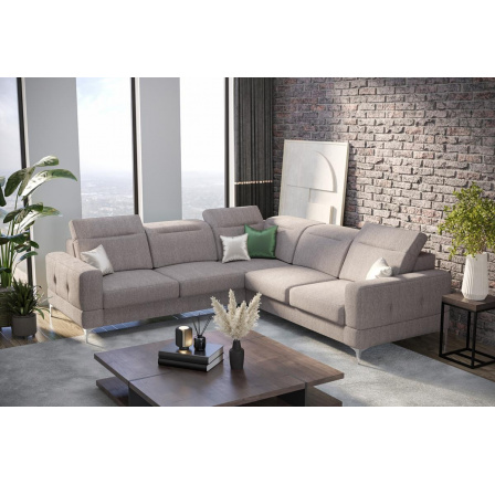 Rohová sedací souprava MALIBU MAX 250x250 - šedá , levá Rohová sedací souprava MALIBU MAX 250x250 - šedá , levá
