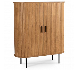 Komoda TRISH 100 cm Dvoudveřová Posuvná Dub