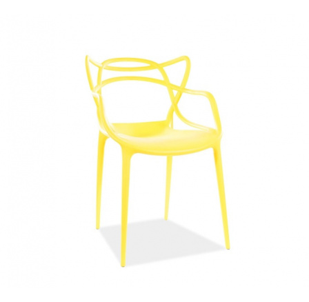 Jídelní židle TOBY žlutá