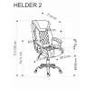 Kancelářské křeslo HELDER 2 , šedá