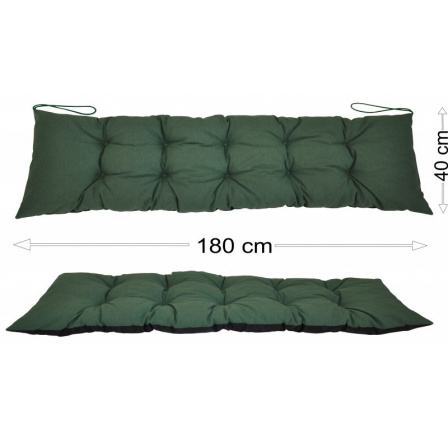 Podsedák 180x40 tmavě zelený melír Podsedák 180x40 tmavě zelený melír