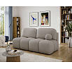 Nuwia sofa with sleeping function and storage box, beige plush upholstery Sola 18 145x200 1