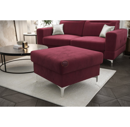 Taburet čalouněný MALIBU 70 x 70 cm - Odtíny Růžové Taburet čalouněný MALIBU 70 x 70 cm - Odtíny Růžové