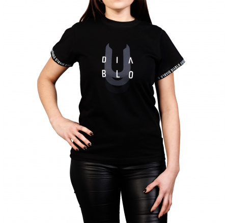 Dámské tričko-Černé-Extra Large