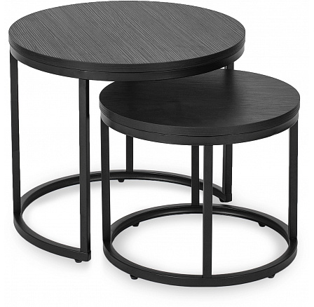 Sada stolků MANU Černá
