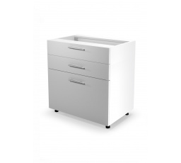 VENTO D3S-80/82 spodní skříňka se zásuvkami, bílá